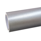 Matte Metallic Brushed Silver Car Vinyl Wrap product image 2 - Veloro matte vinyl wrap
