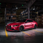 Matte Satin Ceramics Red Car Vinyl Wrap PET product image 3 - Veloro matte vinyl wrap