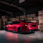 Matte Satin Ceramics Red Car Vinyl Wrap PET product image 5 - Veloro matte vinyl wrap