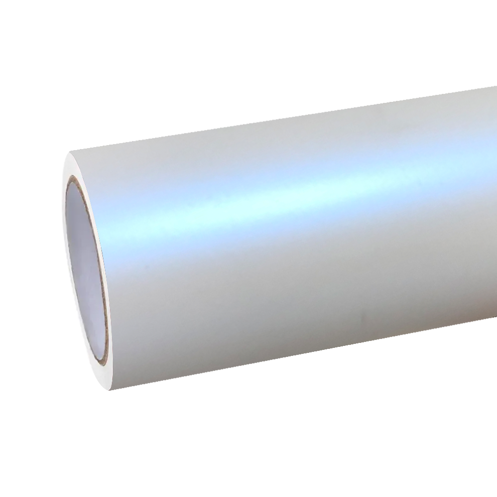 Matte Metallic Chameleon Blue White Car Vinyl Wrap