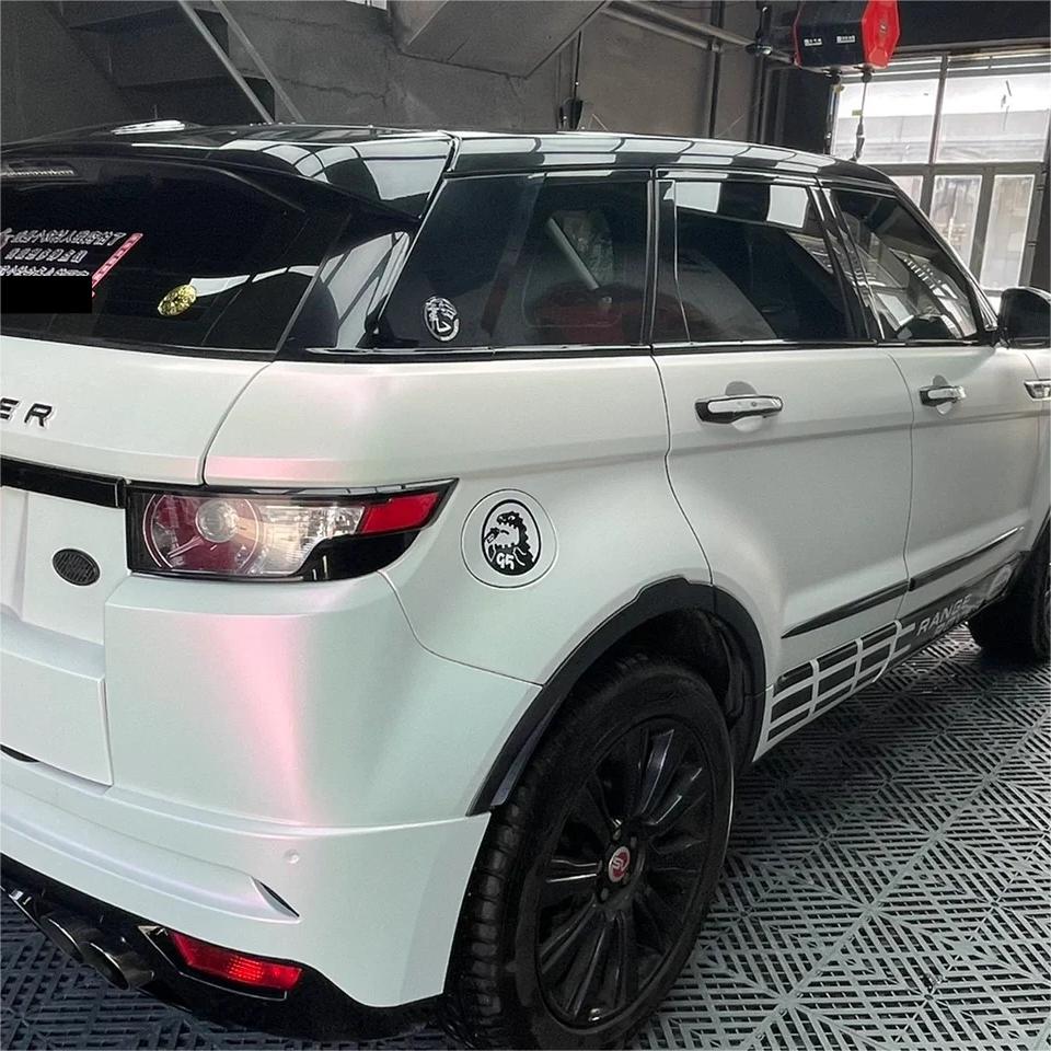 Matte Metallic Chameleon Diamond Pink White Car Vinyl Wrap product image 6 - Veloro color shift vinyl wrap