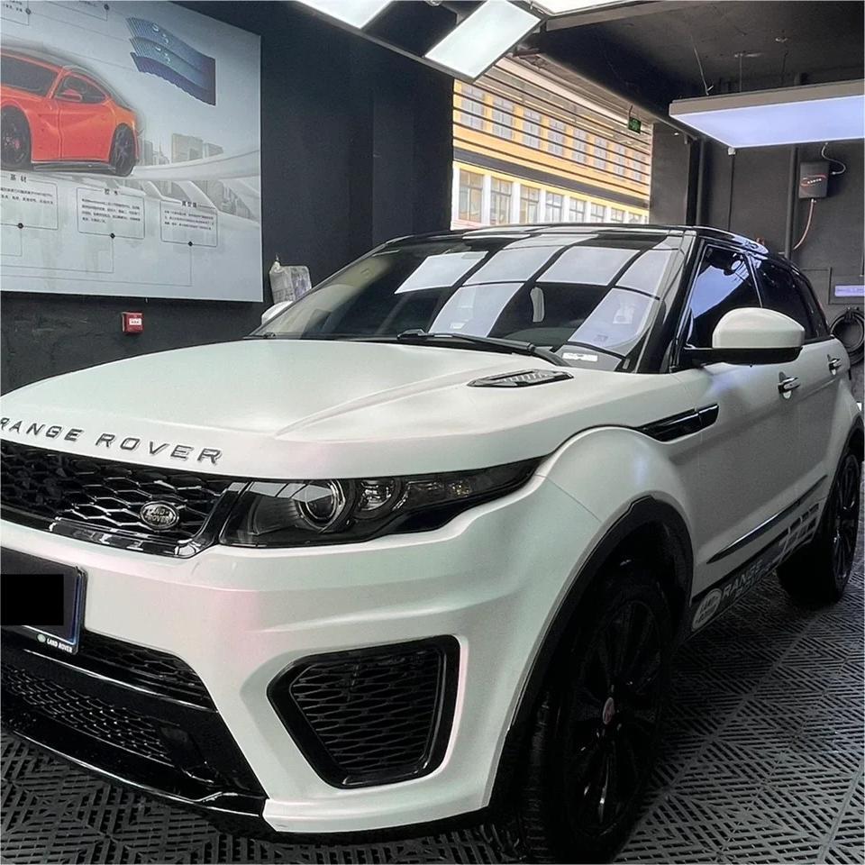 Matte Metallic Chameleon Diamond Pink White Car Vinyl Wrap product image 3 - Veloro color shift vinyl wrap