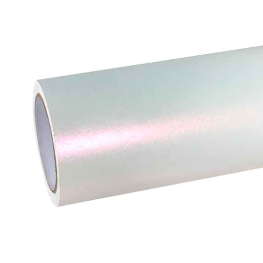 Matte Metallic Chameleon Diamond Pink White Car Vinyl Wrap