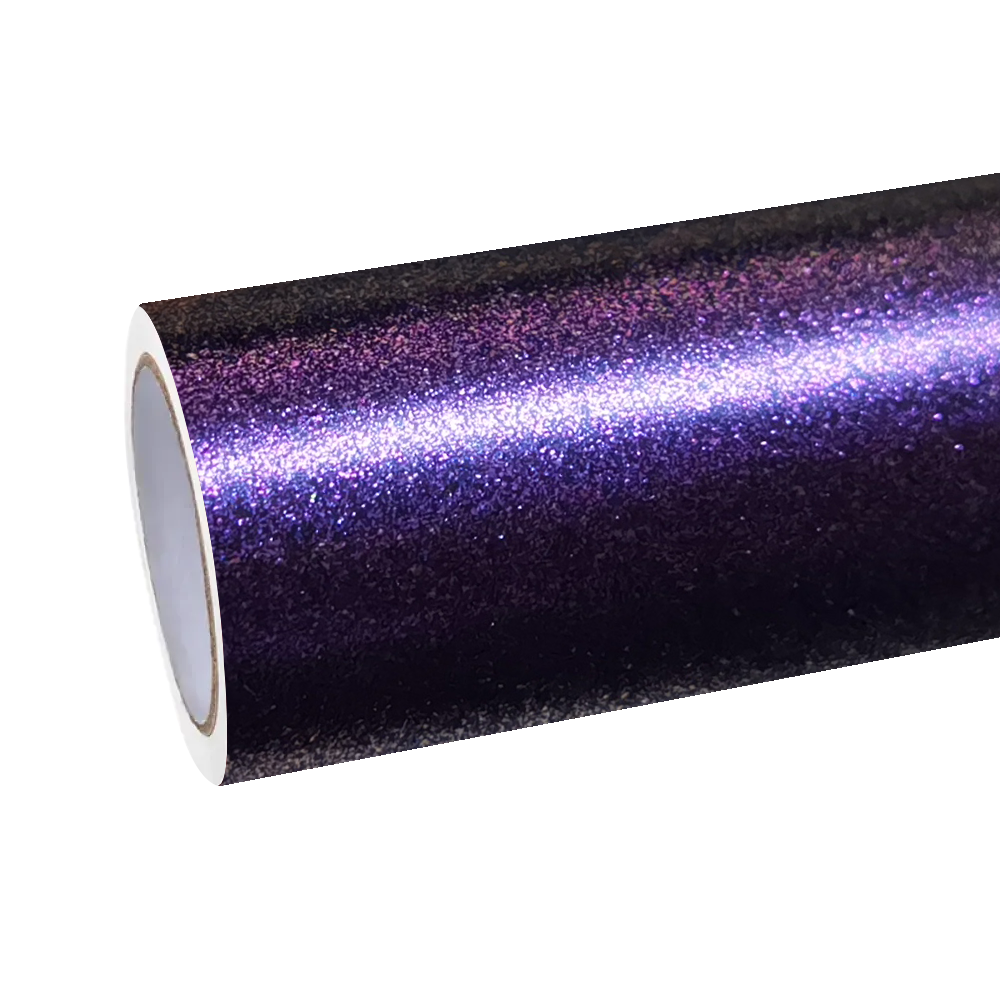 Matte Metallic Chameleon Diamond Yellow Purple Car Vinyl Wrap product image 2 - Veloro color shift vinyl wrap