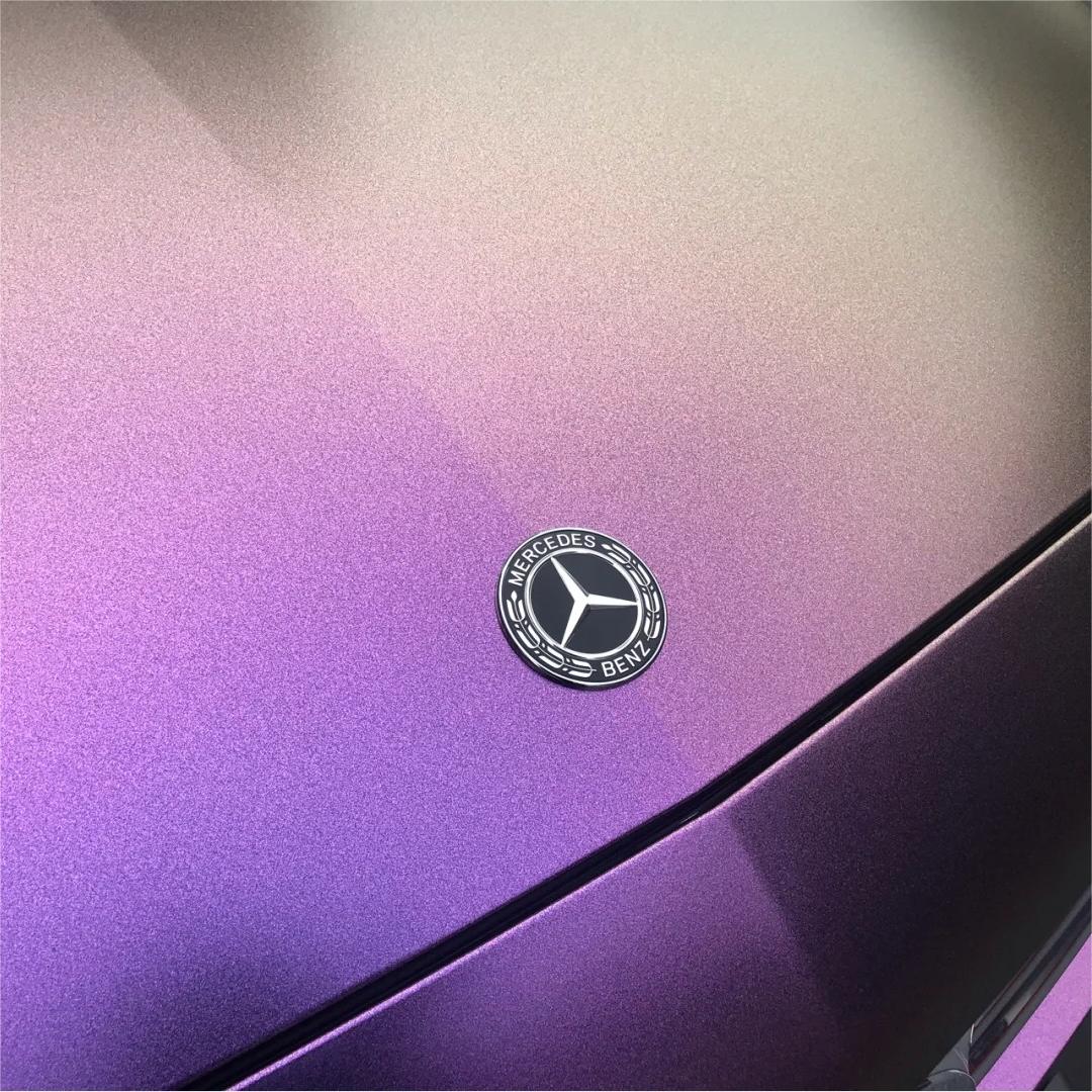 Matte Metallic Chameleon Diamond Yellow Purple Car Vinyl Wrap product image 6 - Veloro color shift vinyl wrap