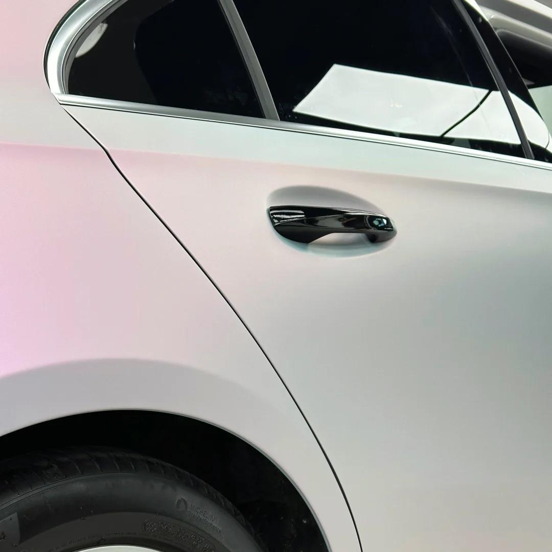 Matte Metallic Chameleon Pink Grey Car Vinyl Wrap product image 5 - Veloro color shift vinyl wrap