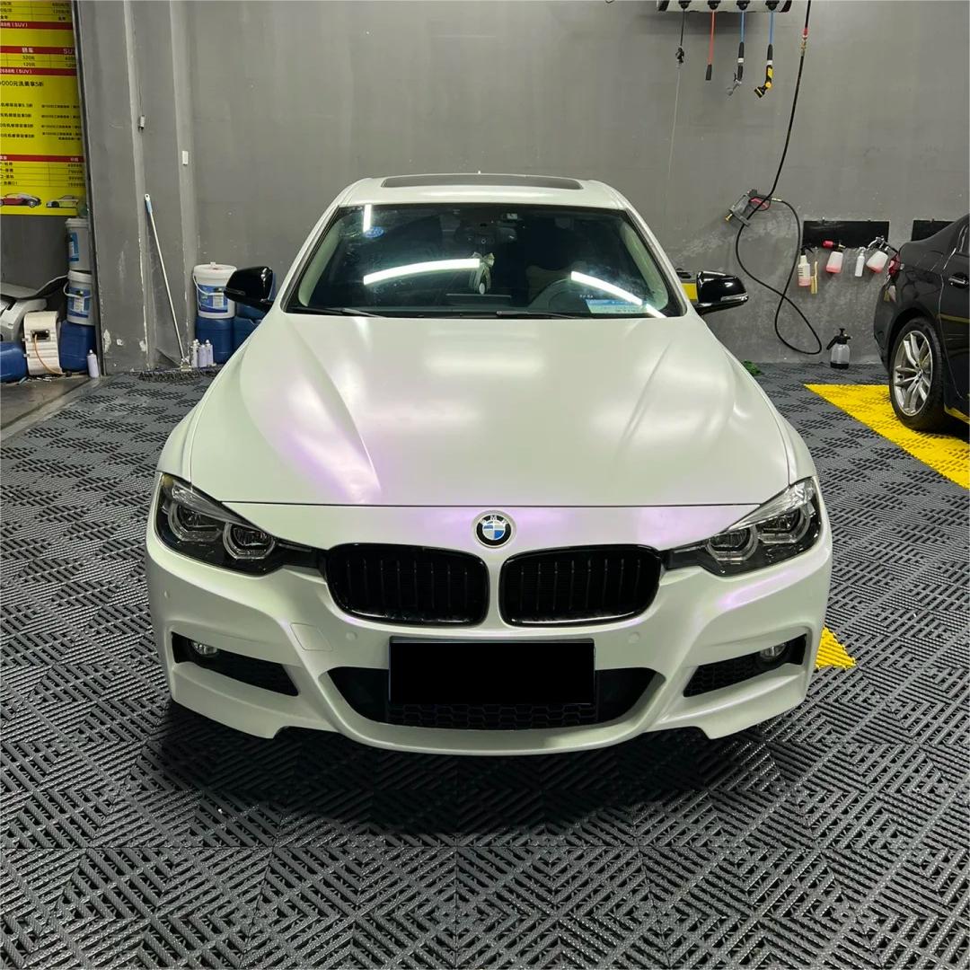 Matte Metallic Chameleon Purple White Car Vinyl Wrap Sale product image 7 - Veloro color shift vinyl wrap