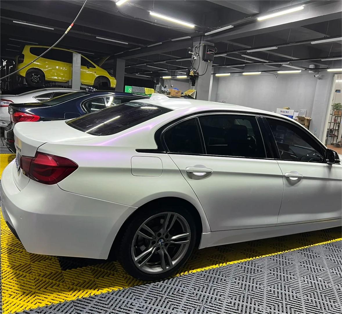 Matte Metallic Chameleon Purple White Car Vinyl Wrap Sale product image 5 - Veloro color shift vinyl wrap