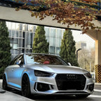 Matte Metallic Chameleon Silver Blue Car Vinyl Wrap PET product image 6 - Veloro color shift vinyl wrap