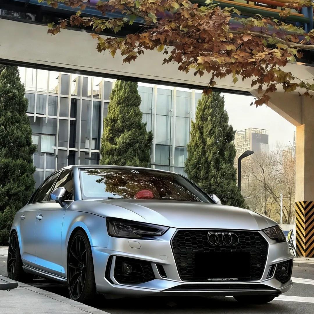 Matte Metallic Chameleon Silver Blue Car Vinyl Wrap PET product image 6 - Veloro color shift vinyl wrap