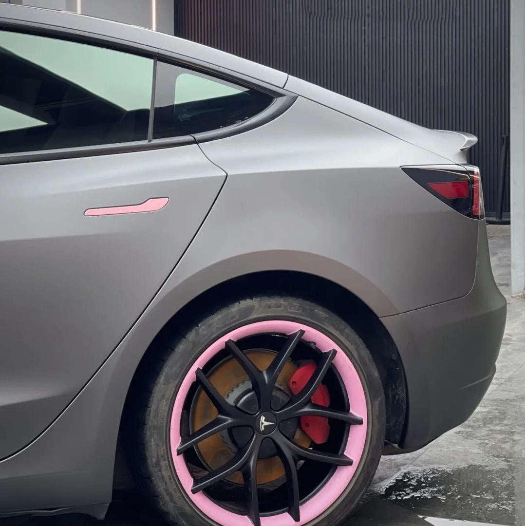 Matte Metallic Charcoal Grey Car Vinyl Wrap product image 5 - Veloro matte vinyl wrap