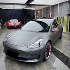 Matte Metallic Charcoal Grey Car Vinyl Wrap product image 4 - Veloro matte vinyl wrap