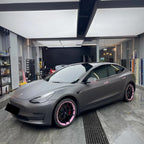 Matte Metallic Charcoal Grey Car Vinyl Wrap product image 2 - Veloro matte vinyl wrap