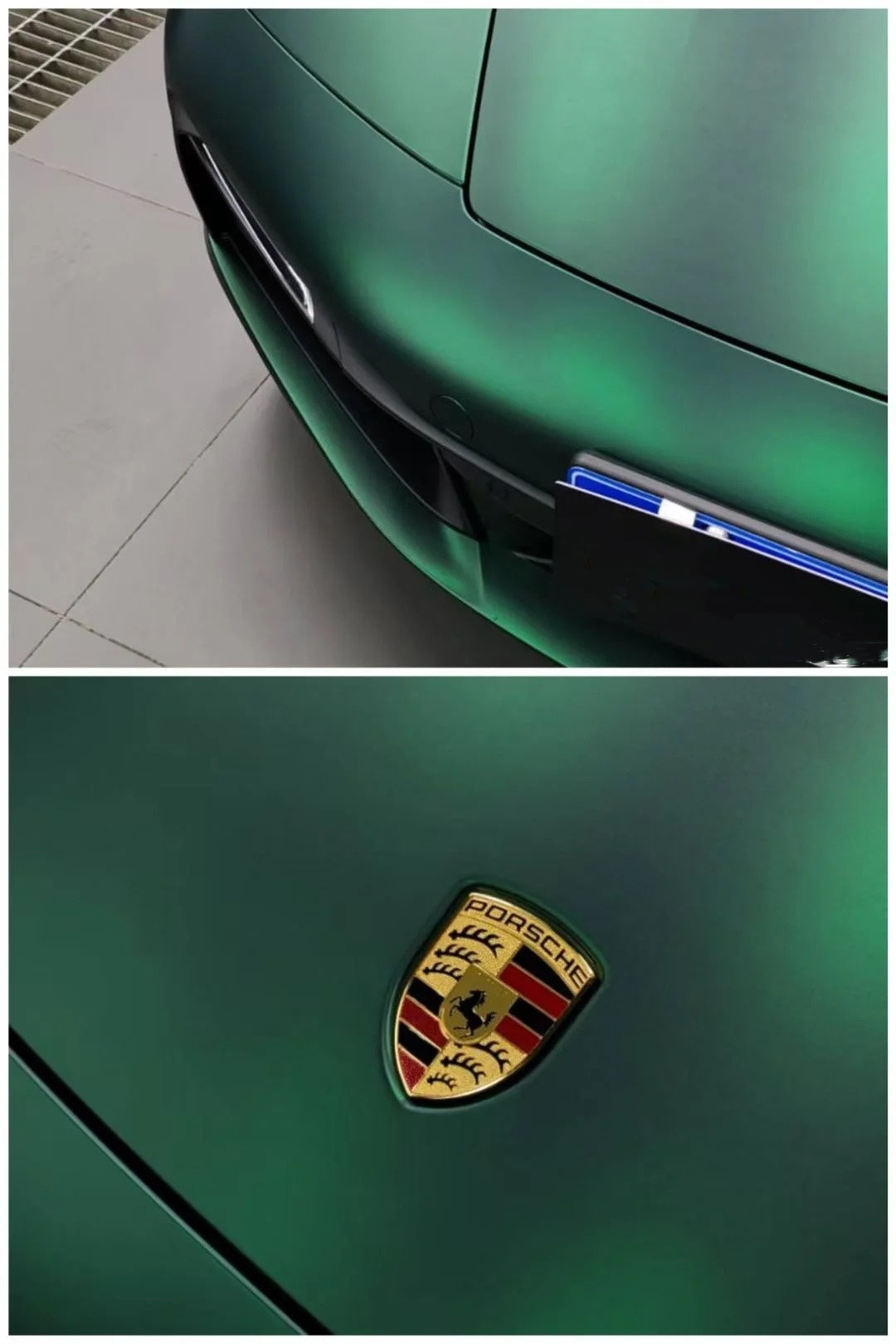 Matte Metallic Chrome Venom Green Car Vinyl Wrap PET product image 7 - Veloro chrome vinyl wrap