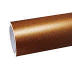 Matte Metallic Copper Brown Car Vinyl Wrap