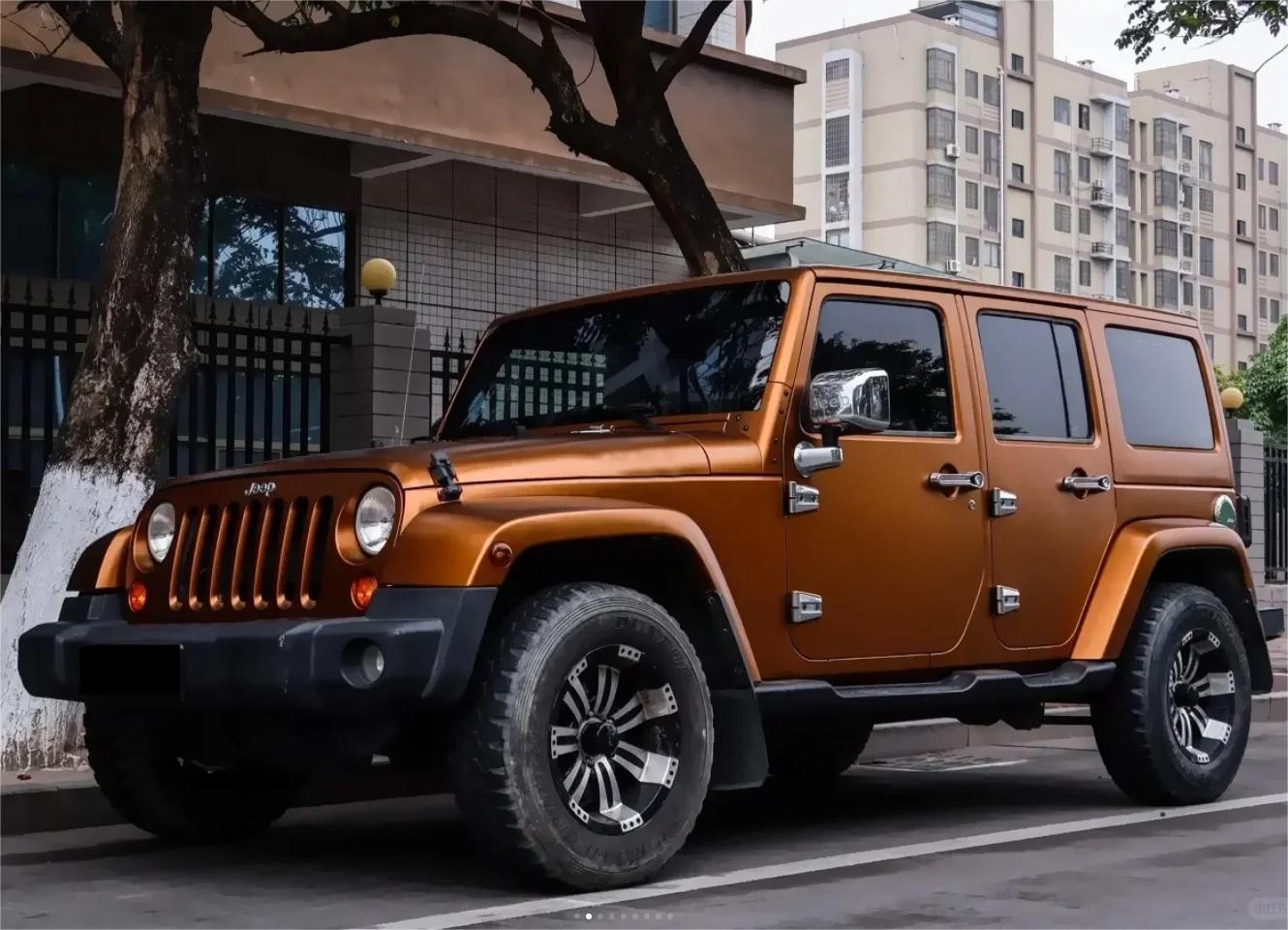Matte Metallic Copper Brown Car Vinyl Wrap product image 4 - Veloro matte vinyl wrap