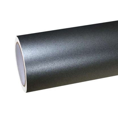 Matte Metallic Dark AMG Grey Car Vinyl Wrap PET