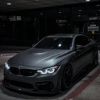 Matte Metallic Dark AMG Grey Car Vinyl Wrap PET product image 2 - Veloro matte vinyl wrap