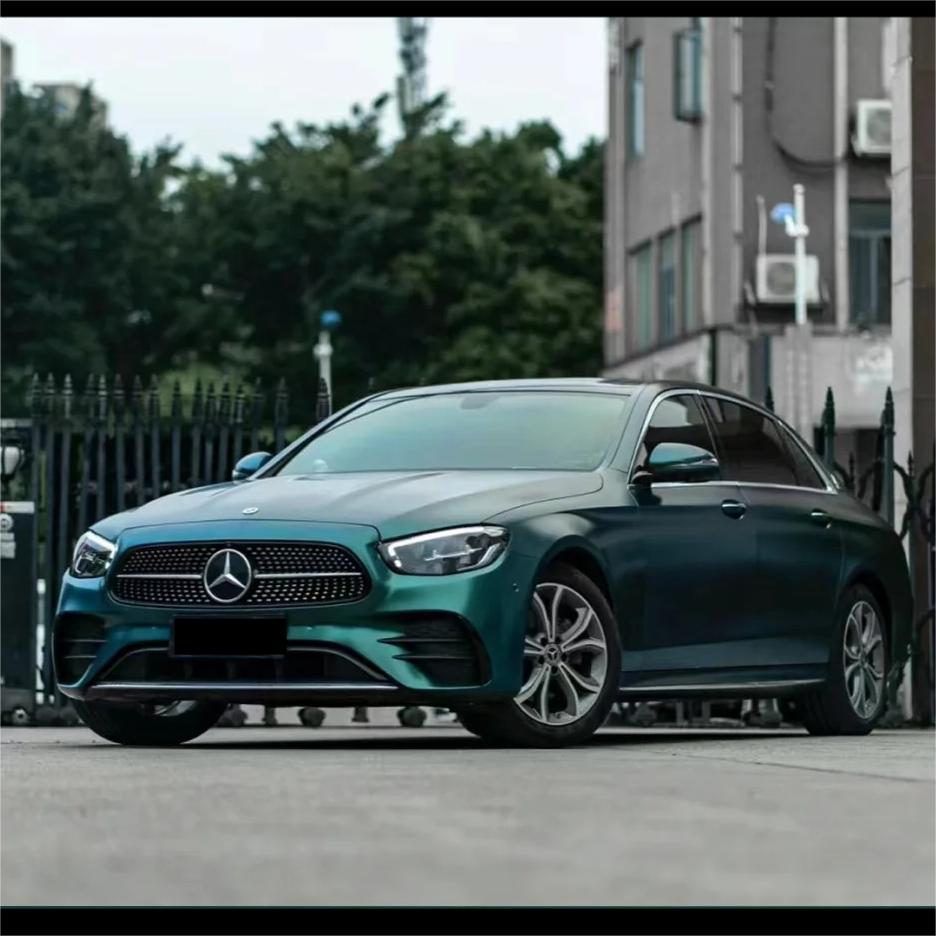 Matte Metallic Dark Green Car Vinyl Wrap Forest Green Wrap product image 4 - Veloro matte vinyl wrap