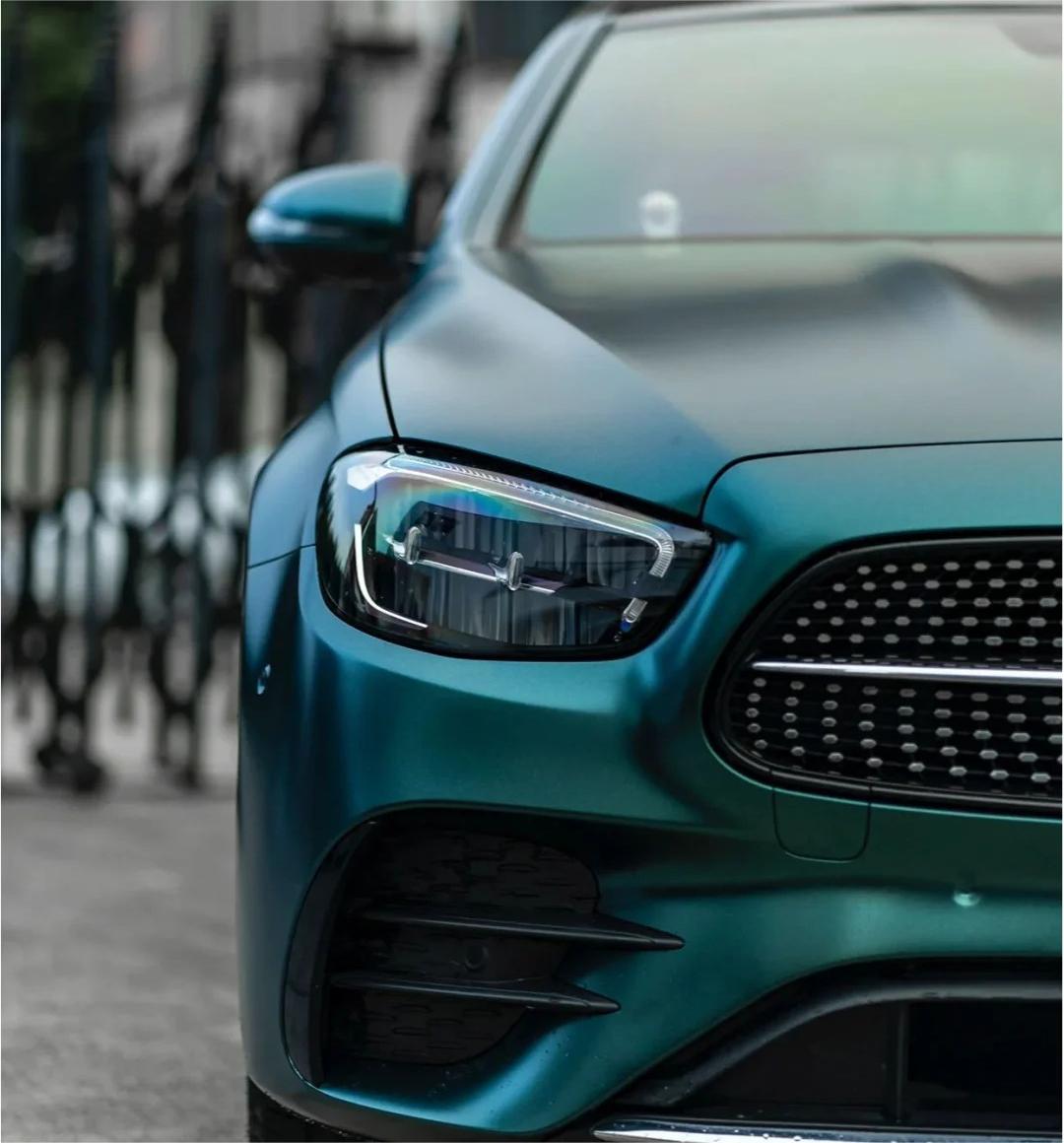Matte Metallic Dark Green Car Vinyl Wrap Forest Green Wrap product image 8 - Veloro matte vinyl wrap