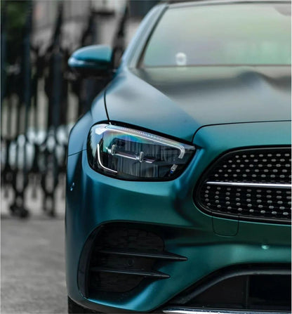 Matte Metallic Dark Green Car Vinyl Wrap Forest Green Wrap product image 8 - Veloro matte vinyl wrap