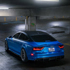 Matte Metallic Diamond Azure Blue Car Vinyl Wrap PET product image 11 - Veloro matte vinyl wrap