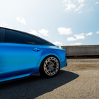 Matte Metallic Diamond Azure Blue Car Vinyl Wrap PET product image 6 - Veloro matte vinyl wrap