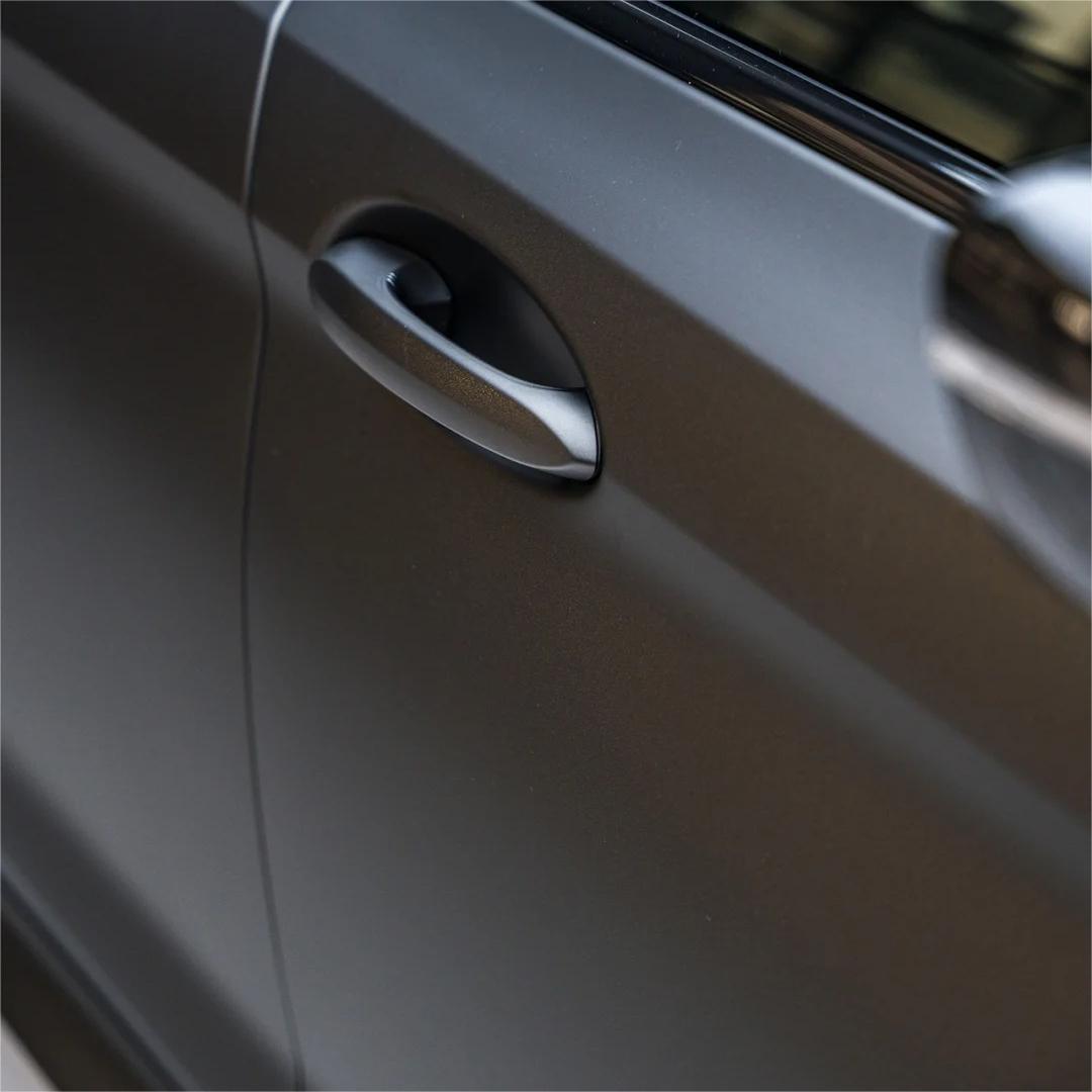 Matte Metallic Diamond Black Gold Car Vinyl Wrap product image 10 - Veloro matte vinyl wrap