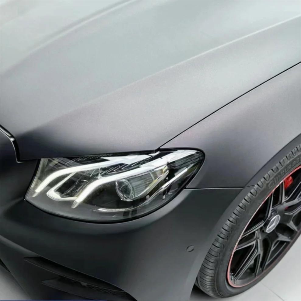Matte Metallic Diamond Black Red Car Vinyl Wrap PET product image 8 - Veloro matte vinyl wrap