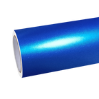 Matte Metallic Diamond Azure Blue Car Vinyl Wrap PET