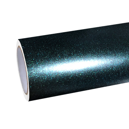 Matte Metallic Diamond Emerald Green Car Vinyl Wrap
