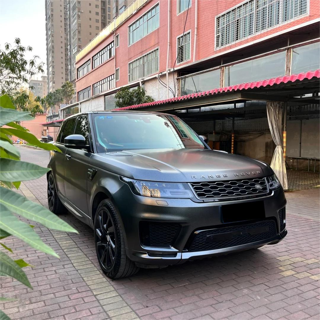 Matte Metallic Diamond Graphite Black Car Vinyl Wrap product image 3 - Veloro matte vinyl wrap