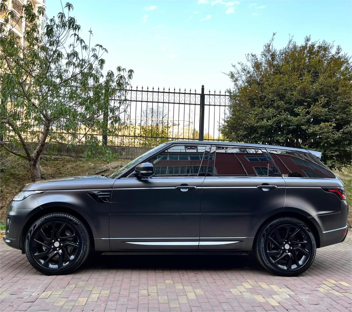 Matte Metallic Diamond Graphite Black Car Vinyl Wrap product image 5 - Veloro matte vinyl wrap