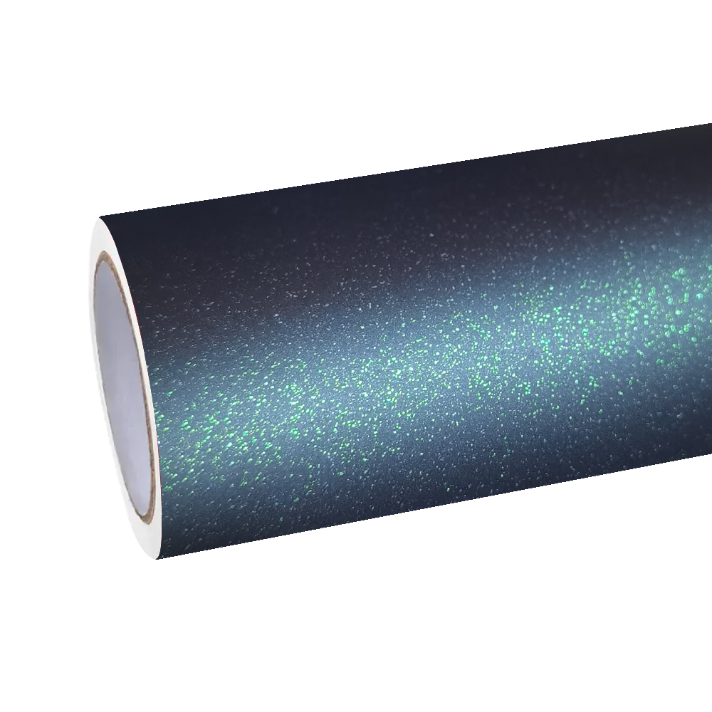 Matte Metallic Diamond Green Black Car Vinyl Wrap product image 2 - Veloro matte vinyl wrap