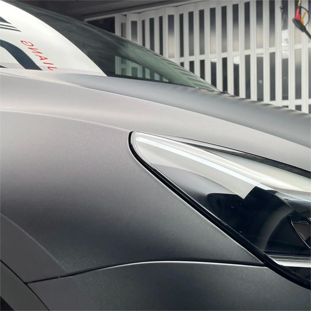 Matte Metallic Diamond Green Black Car Vinyl Wrap product image 8 - Veloro matte vinyl wrap