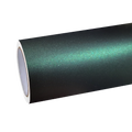 Matte Metallic Diamond Green Car Vinyl Wrap PET