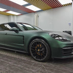 Matte Metallic Diamond Green Car Vinyl Wrap PET product image 3 - Veloro matte vinyl wrap