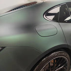 Matte Metallic Diamond Green Car Vinyl Wrap PET product image 7 - Veloro matte vinyl wrap
