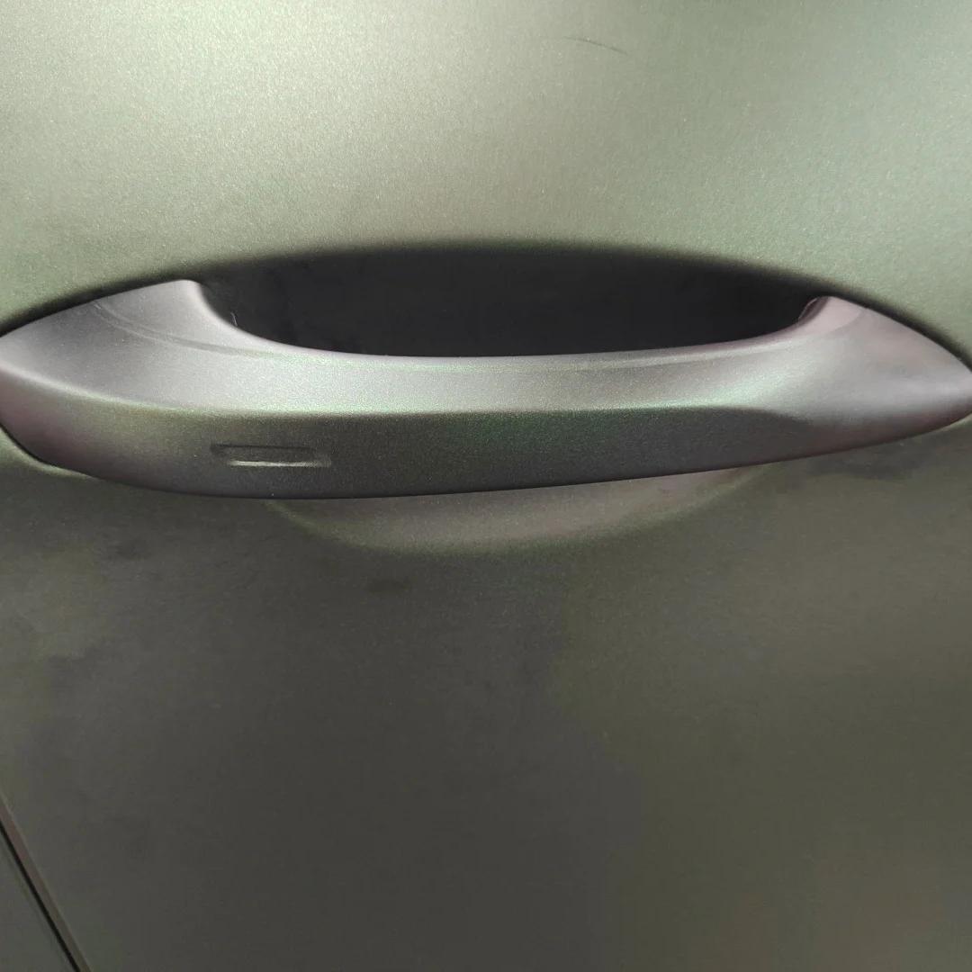 Matte Metallic Diamond Green Car Vinyl Wrap PET product image 9 - Veloro matte vinyl wrap