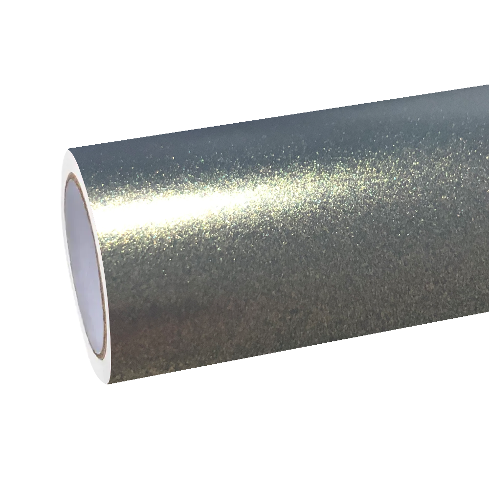 Matte Metallic Diamond Grey Gold Car Vinyl Wrap product image 2 - Veloro matte vinyl wrap