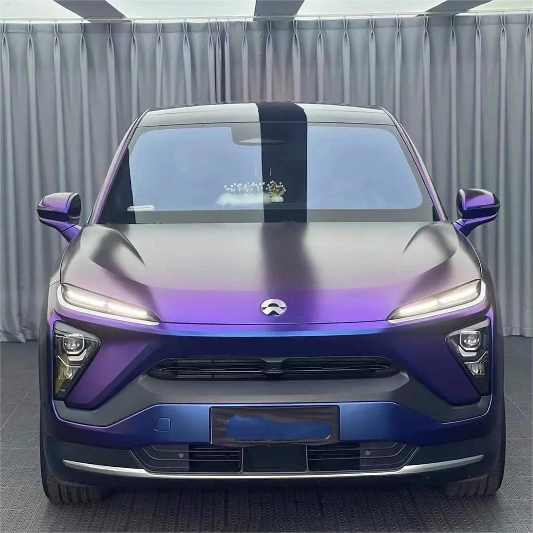 Matte Metallic Diamond Purple Red Car Vinyl Wrap product image 3 - Veloro matte vinyl wrap