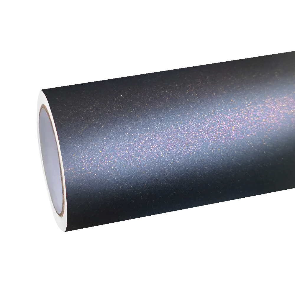 Matte Metallic Diamond Red Black Car Vinyl Wrap product image 2 - Veloro matte vinyl wrap