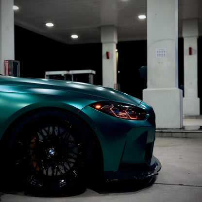 Matte Metallic Emerald Green Car Vinyl Wrap product image 11 - Veloro matte vinyl wrap