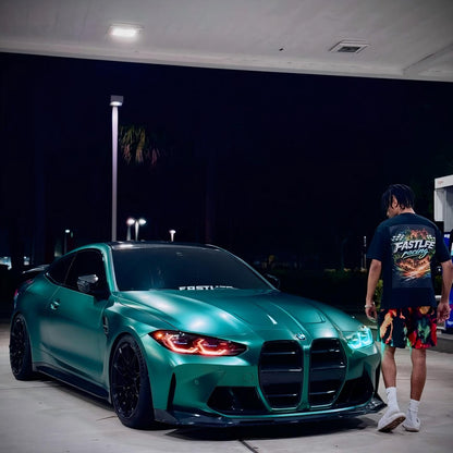 Matte Metallic Emerald Green Car Vinyl Wrap product image 6 - Veloro matte vinyl wrap