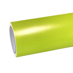 Matte Metallic Fluorescent Yellow Car Vinyl Wrap