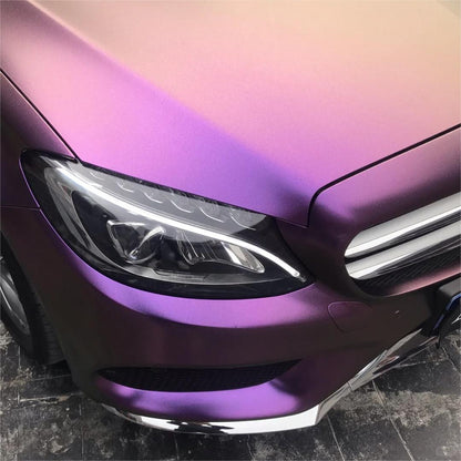 Matte Metallic Glitter Sparkle Purple Car Vinyl Wrap product image 4 - Veloro matte vinyl wrap