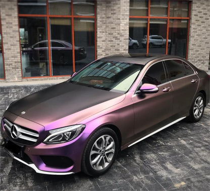 Matte Metallic Glitter Sparkle Purple Car Vinyl Wrap product image 3 - Veloro matte vinyl wrap