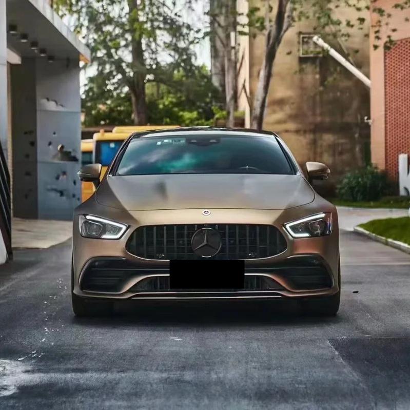 Ultra Matte Metallic Gold Brown Car Vinyl Wrap | Matte Coffee Brown Wrap product image 5 - Veloro matte vinyl wrap