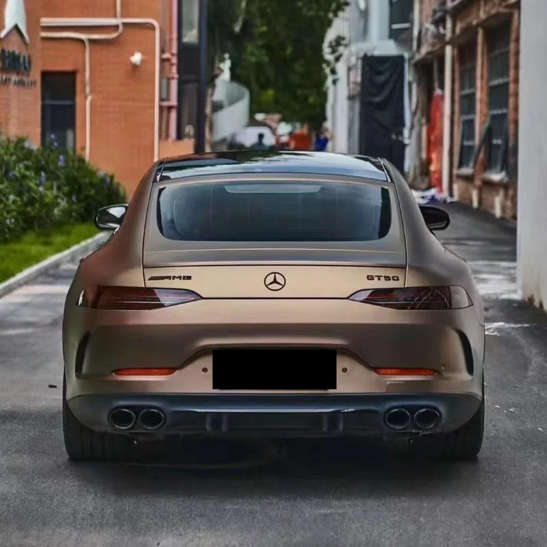 Ultra Matte Metallic Gold Brown Car Vinyl Wrap | Matte Coffee Brown Wrap product image 6 - Veloro matte vinyl wrap