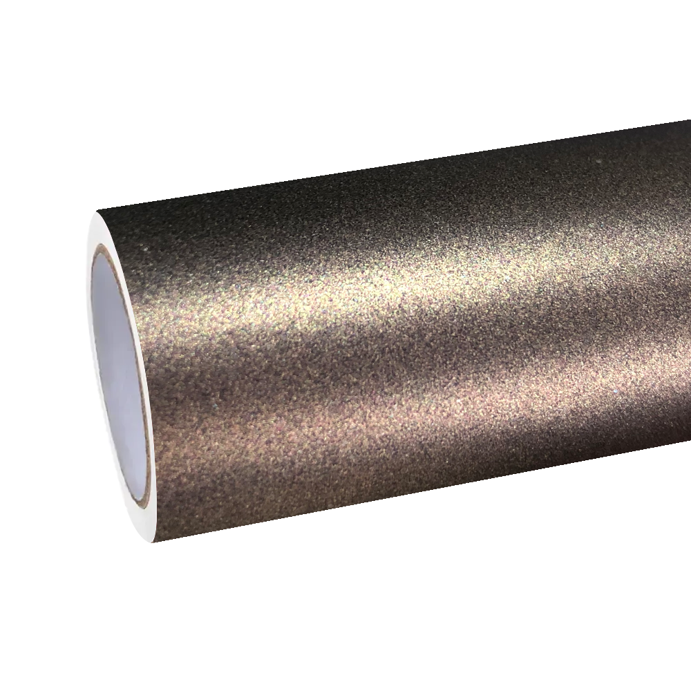 Ultra Matte Metallic Gold Brown Car Vinyl Wrap | Matte Coffee Brown Wrap